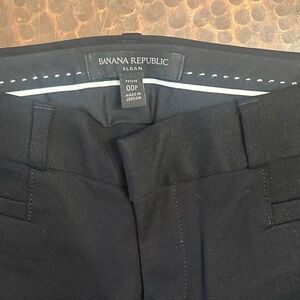 Banana Republic Sloan Black Pants 00Petite